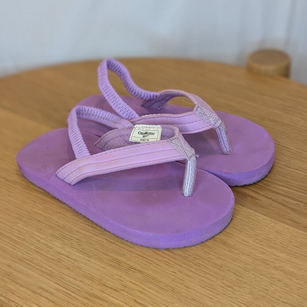 FREE WITH PURCHASE Oshkosh Flip Flops with Back Strap